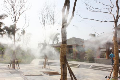 户外广场花园喷雾降温系统