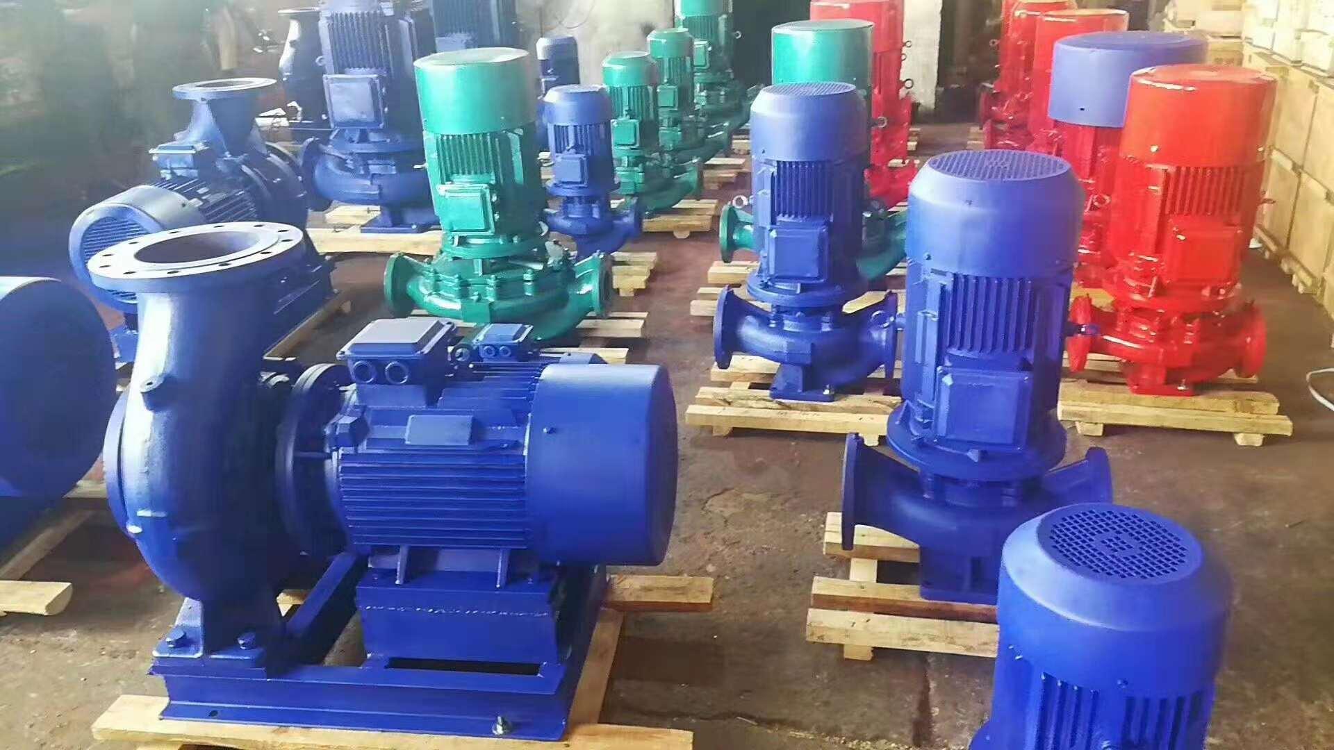 ISG100-200 22KW 提灌泵站用立式管道泵  铸铁材质