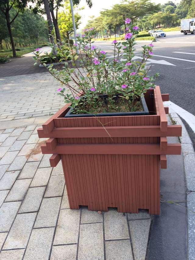 木塑花箱 道路隔离花箱 花盆