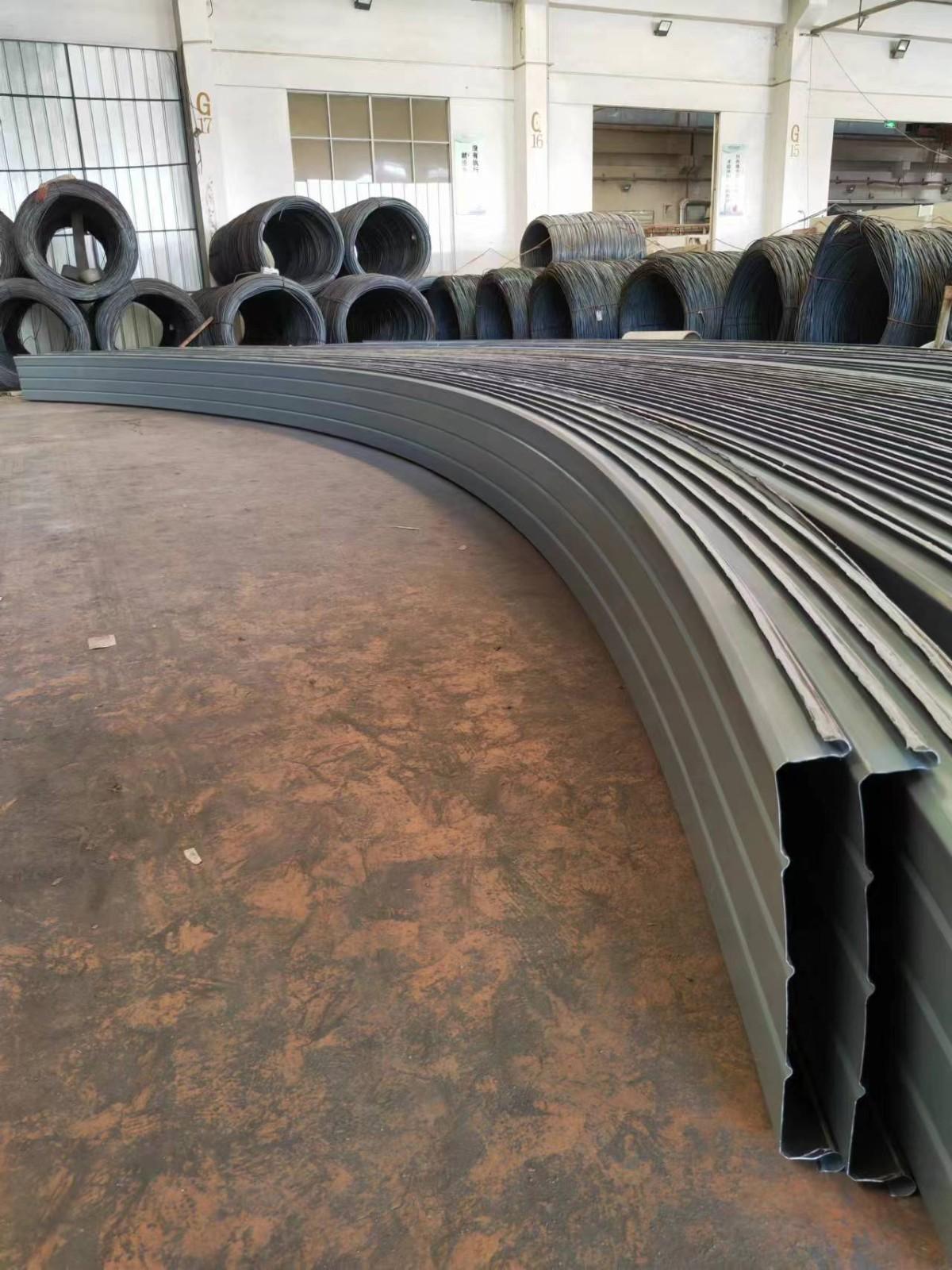 宝固弯弧形铝镁锰屋面板定制铝镁锰屋面系统包工包料