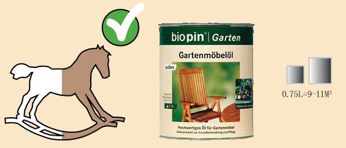 biopin纯天然花园家具油