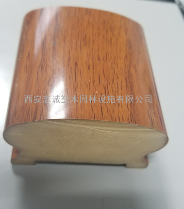 新型木纹热转印楼梯扶手，陕西志诚塑木生产厂家供应