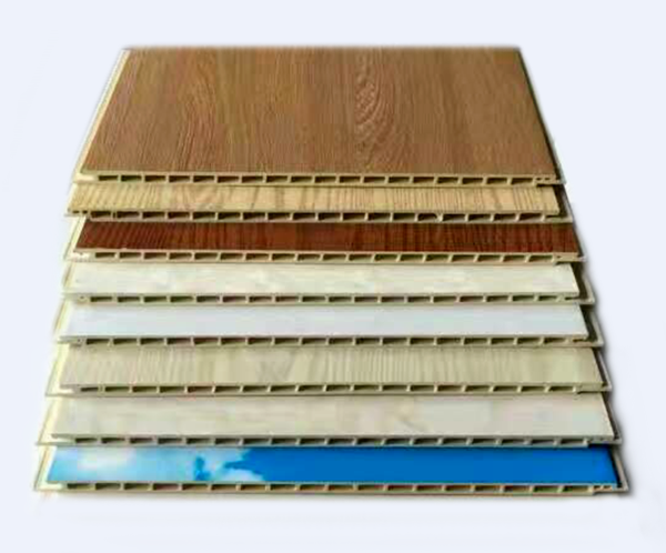 厂家直销 竹木纤维集成墙板吊顶装饰材料板生态木快装墙板