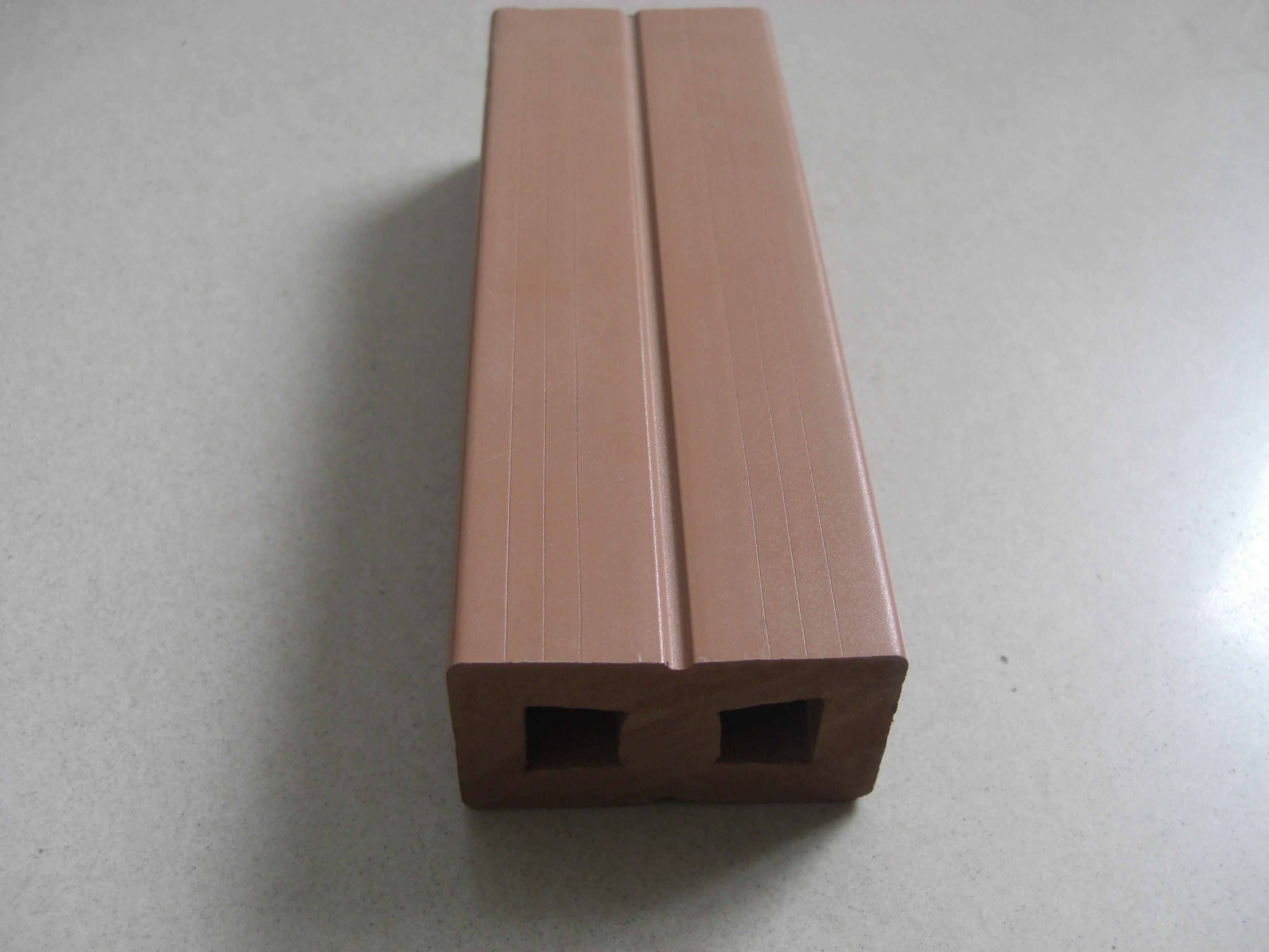 西安25*140圆孔咖啡色木塑地板龙骨厂家生产施工
