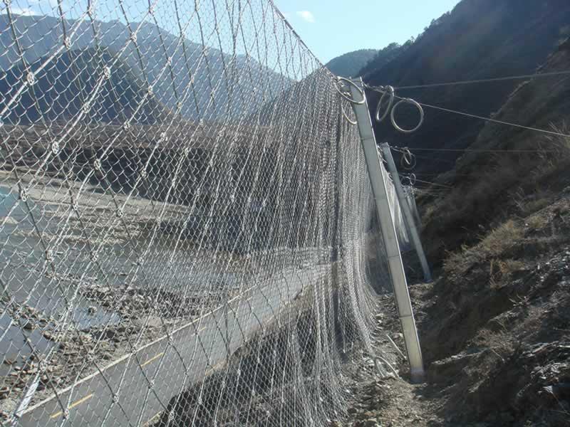 动物园不锈钢绳网 边坡防护网 浙江边坡防护网坚固耐用