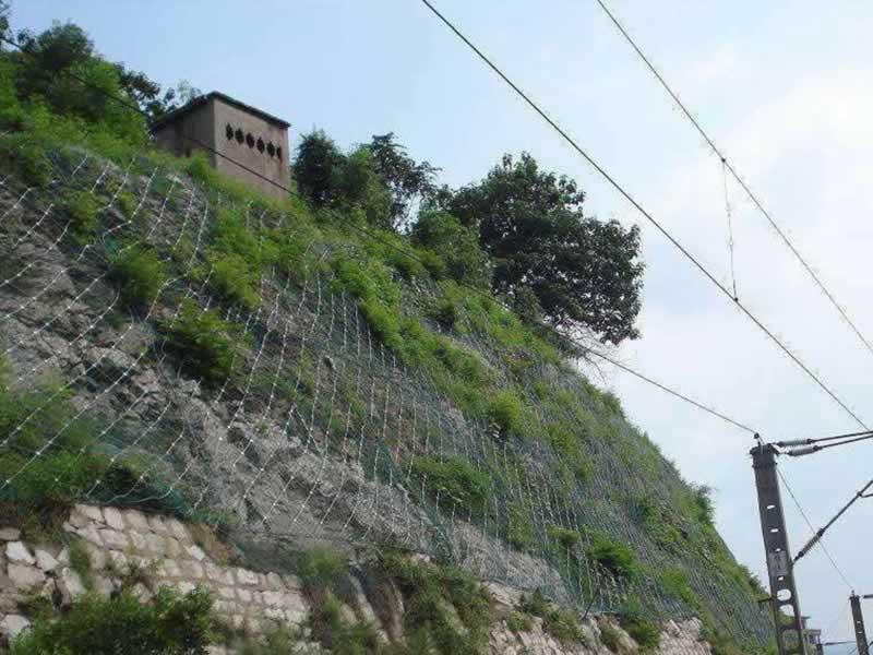 动物园不锈钢绳网 边坡防护网 浙江边坡防护网坚固耐用