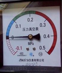 方形压力表96*96，0-0.6mpa灭菌炉压力表，Y100ZT-F特殊压力表