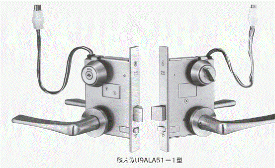 日本美和入户门用电控锁U9ALA51-1