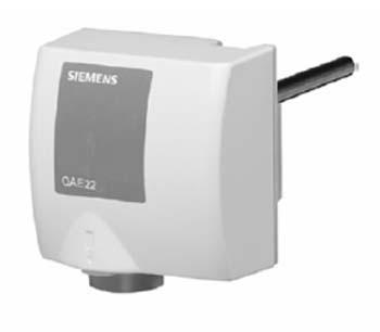 西门子温度传感器QAE2120.010,QAC22,QAD22