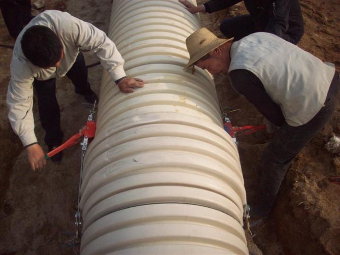 PVC双壁波纹管 排水排污排灌用管