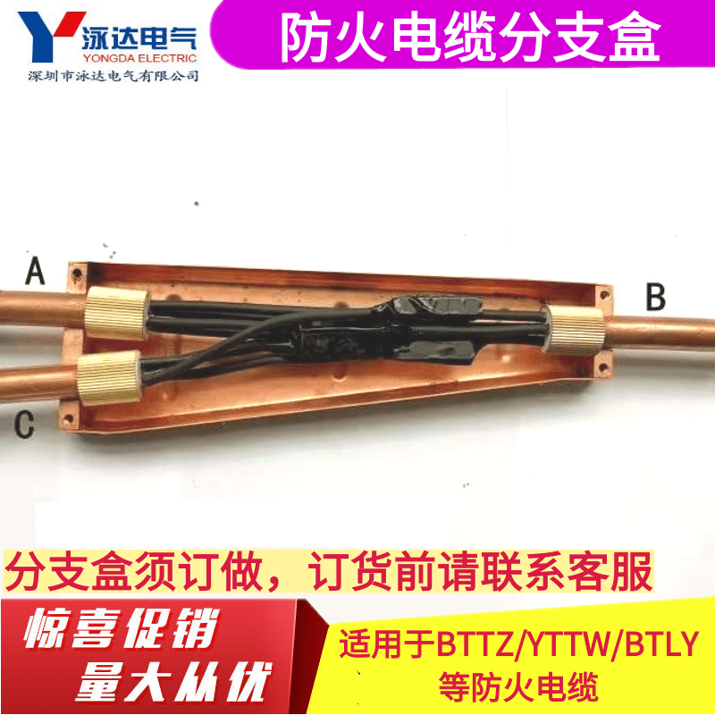 矿物质电缆分支盒BTTZ分支器5*10/5*6