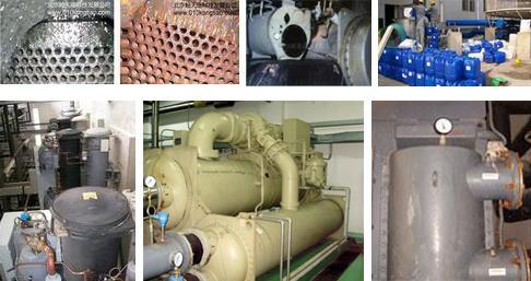 汉钟机组系统进水维修 冷凝器维修 蒸发器维修