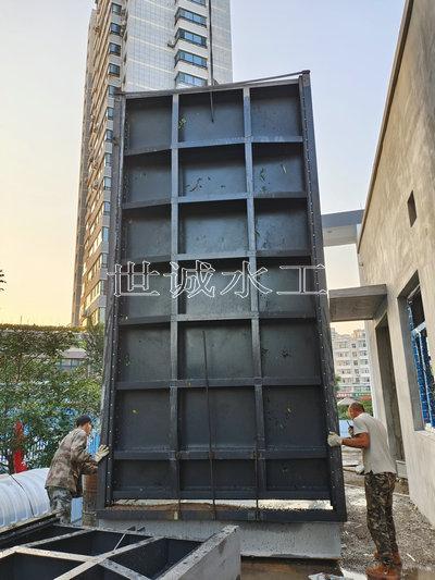 雨水泵站用钢闸门生产安装