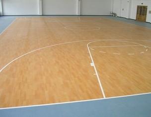 篮球场枫木运动地板，体育馆实木运动地板厂家