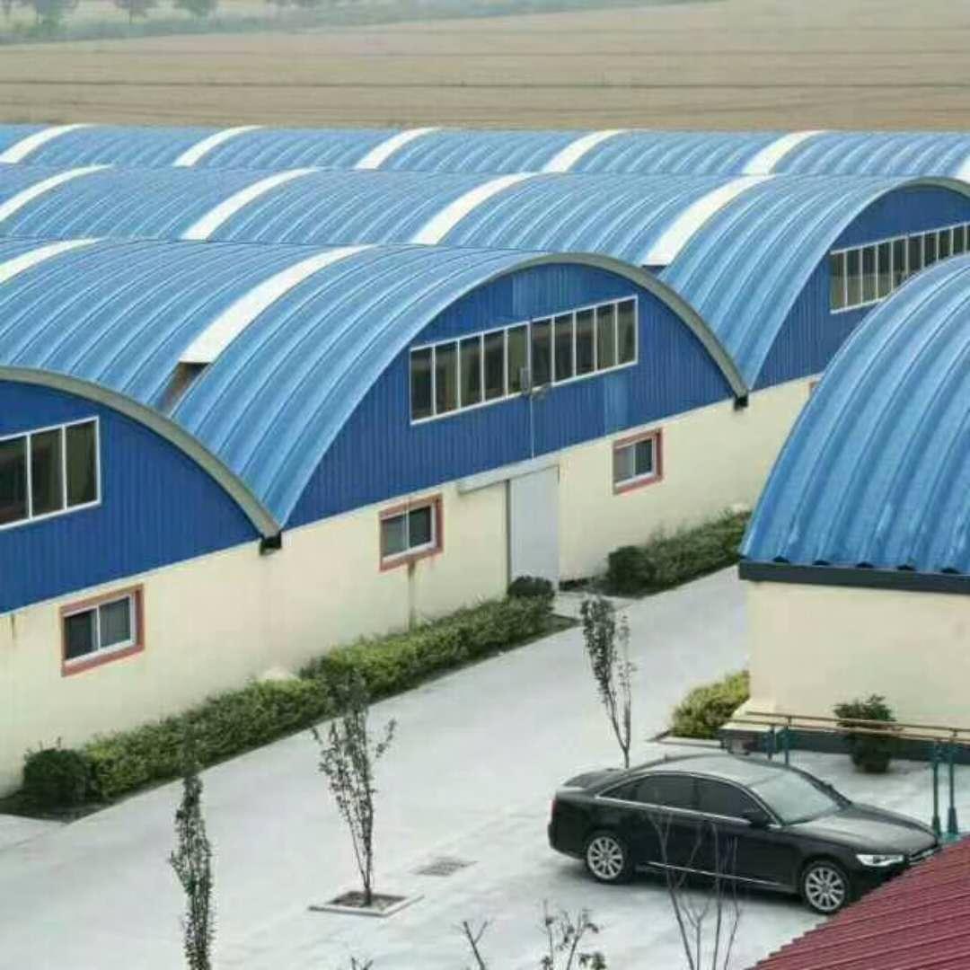 天津汉沽养殖场610型无梁拱形屋顶
