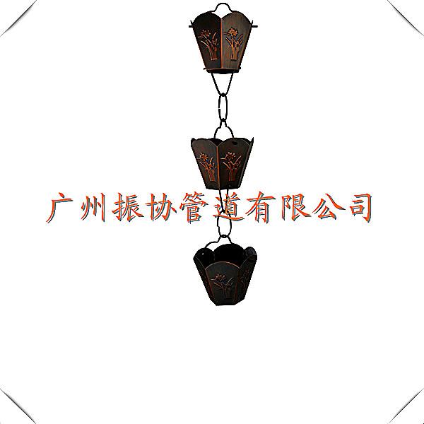 广东广西铜雨水链蝴蝶型雨水链