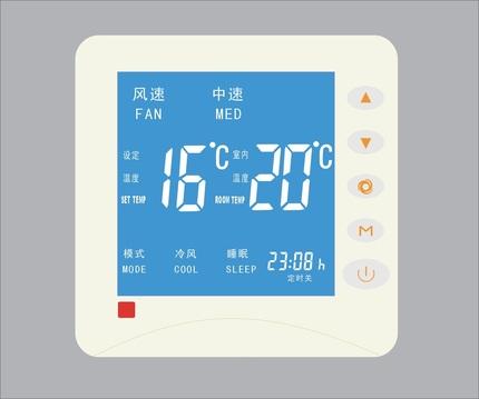 TL-808F大液晶屏中央空调温控器