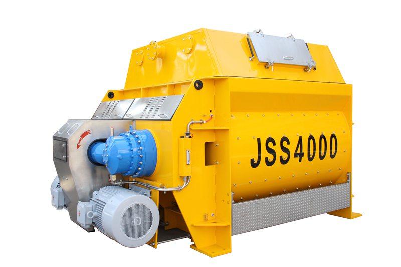 新型双螺旋带JSS4000混凝土搅拌机