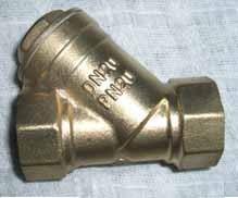 供应全黄铜家用水泵专用Y型过滤器/水泵过滤6分口径DN20