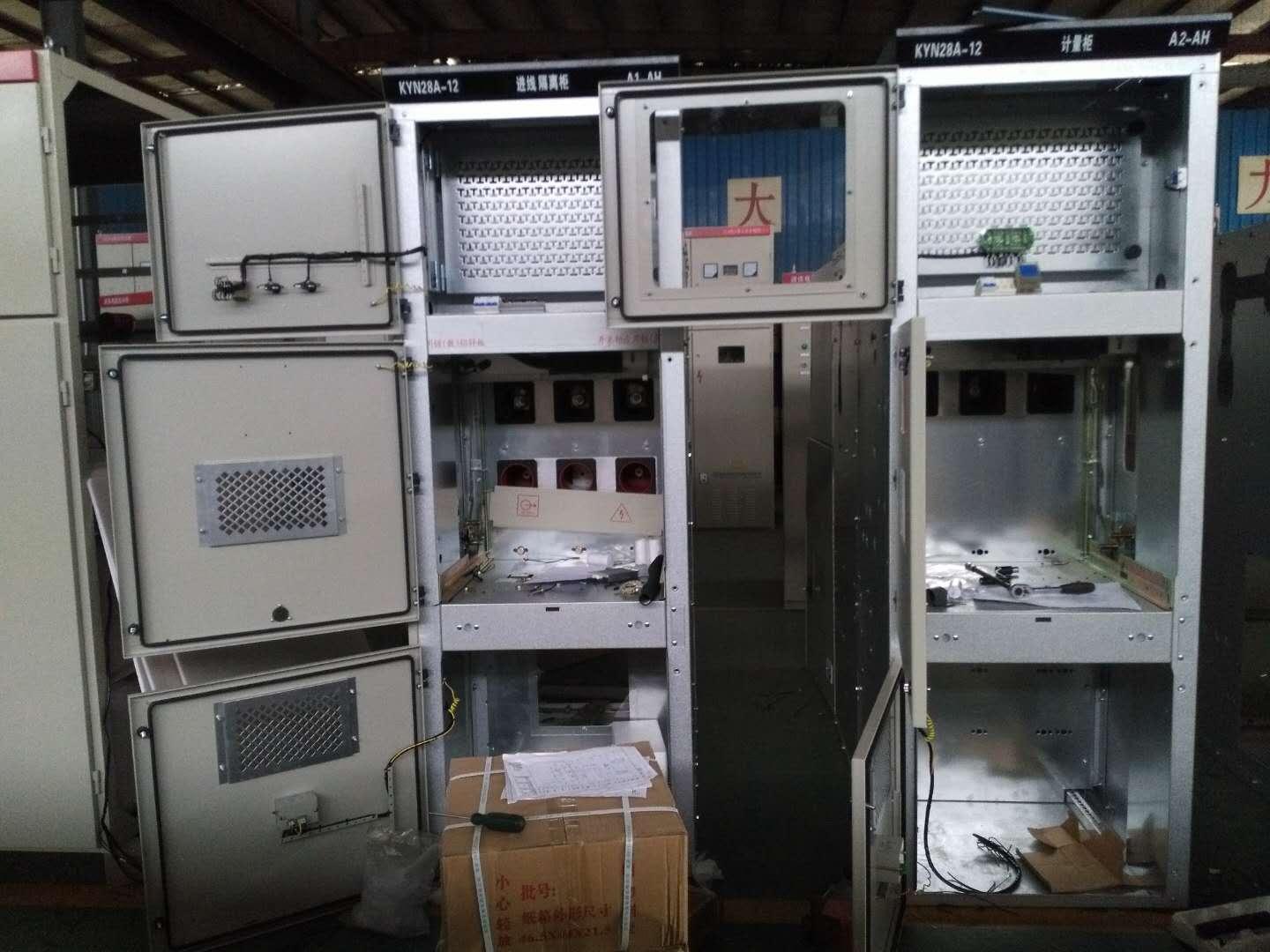 高压电机运行柜KYN28A-12金属铠装中置式开关柜