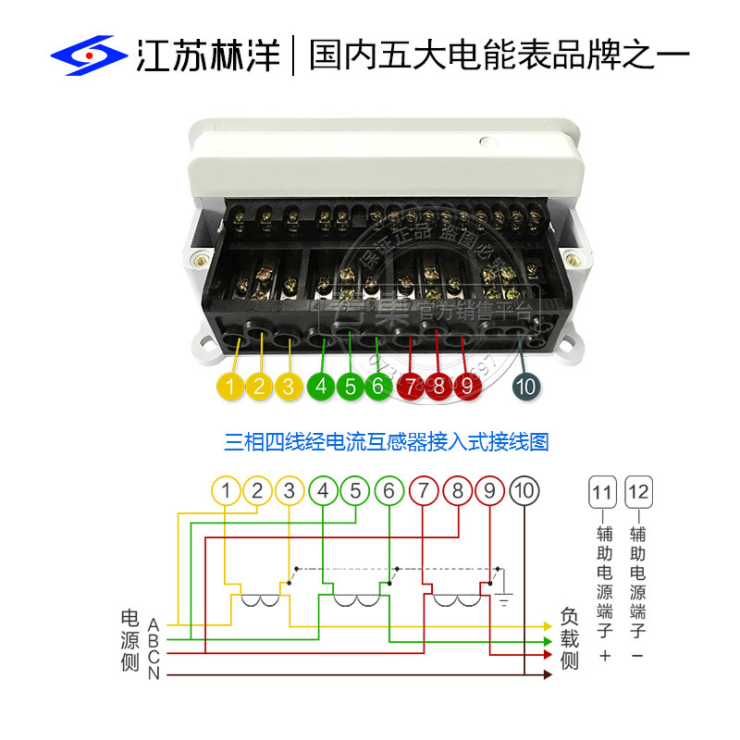 林洋DTZ71三相四线智能电表-可配套抄表系统