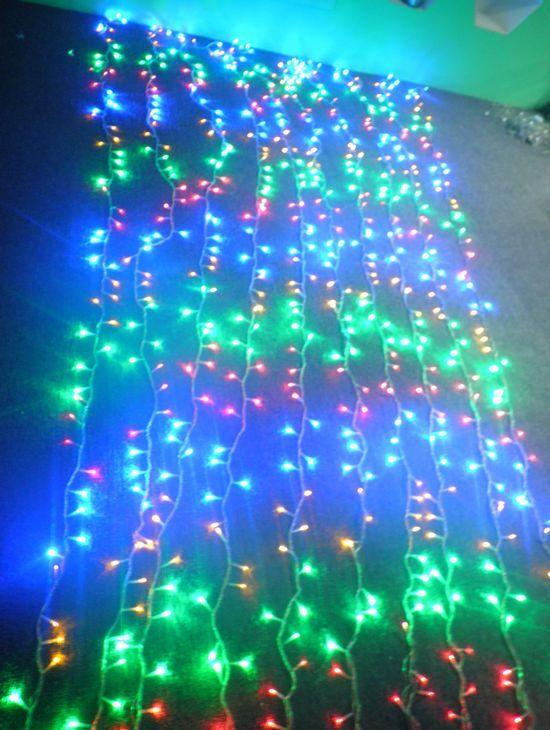 LED灯串网灯瀑布灯灯网圣诞树灯