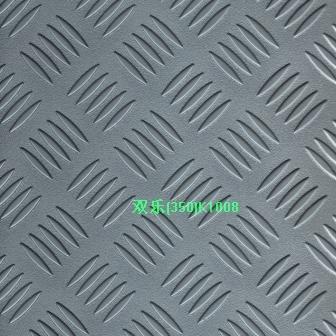 钢板纹PVC片材石塑地板防滑专用地板