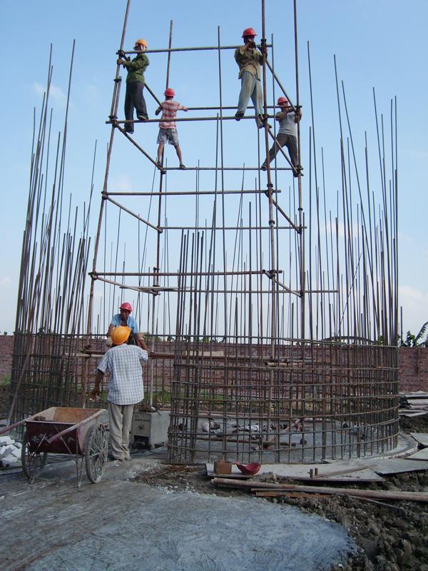 长沙60米砖烟囱新建，烟囱美化等工程施工方案简介
