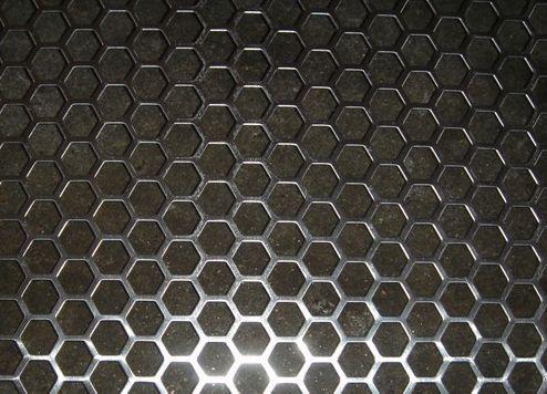 六角冲孔网机械设备防护网不锈钢板冲孔网