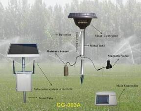 GSM群控无线太阳能土壤湿度控制自动灌溉系统GG-003A美国专利.中国发明专利.