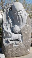 花岗岩神明雕像GGP199