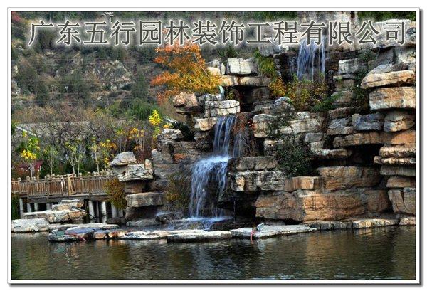 广州假山鱼池设计庭院鱼池假山施工信誉保证