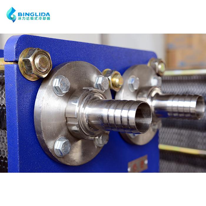 铝型材行业冷却降温专用不锈钢板式冷却器