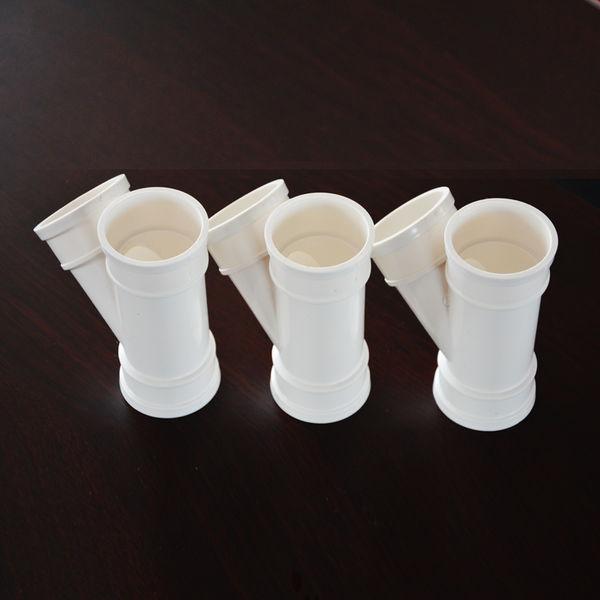 耐化学药品性优良PVC健康排水管件45度斜三通