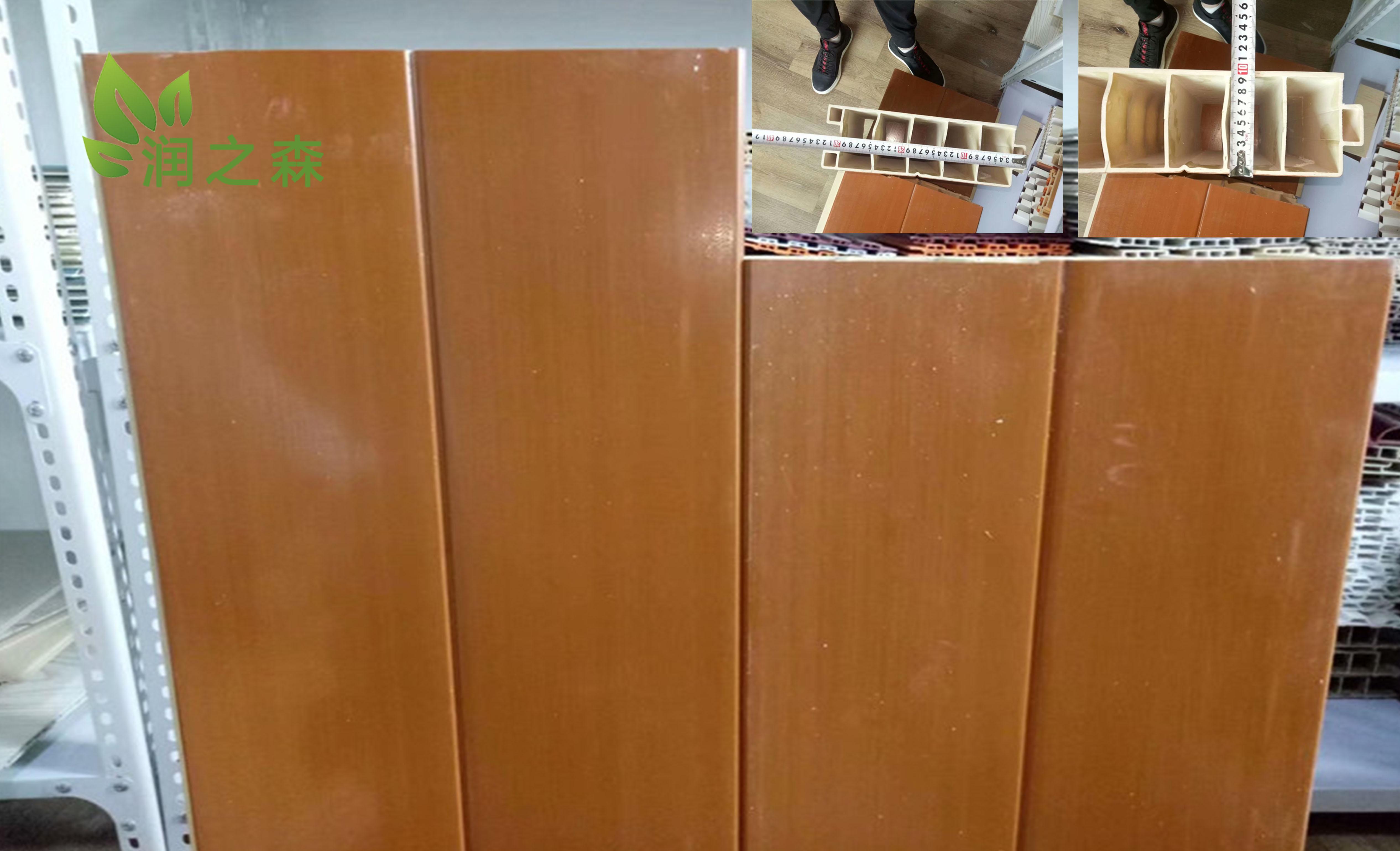 外贸专供生态木外墙板 户外木塑共挤墙板
