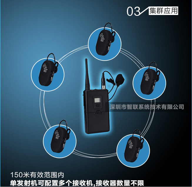 2.4G无线mini/导游讲解器系统外宾游客待同声传译