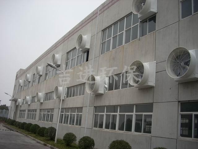 溧阳闷热厂房通风降温106玻璃钢风机