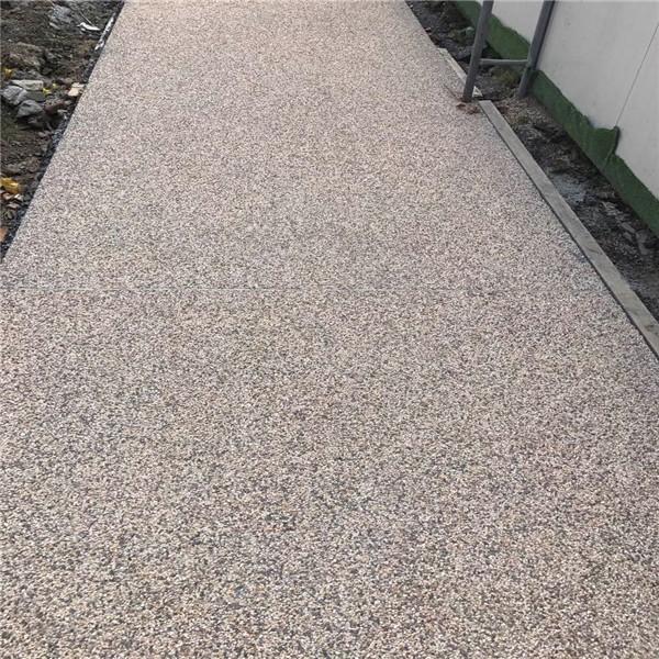 彩色露骨料透水混凝土上海美潘厂家直销材料承接施工