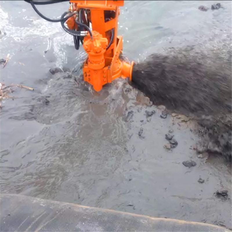 挖掘机带搅拌排沙泵