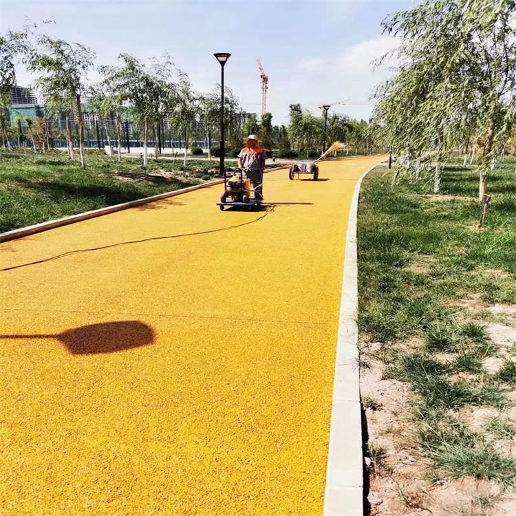 安徽安庆学校彩色透水混凝土环保透水路面专用材料供应全国施工