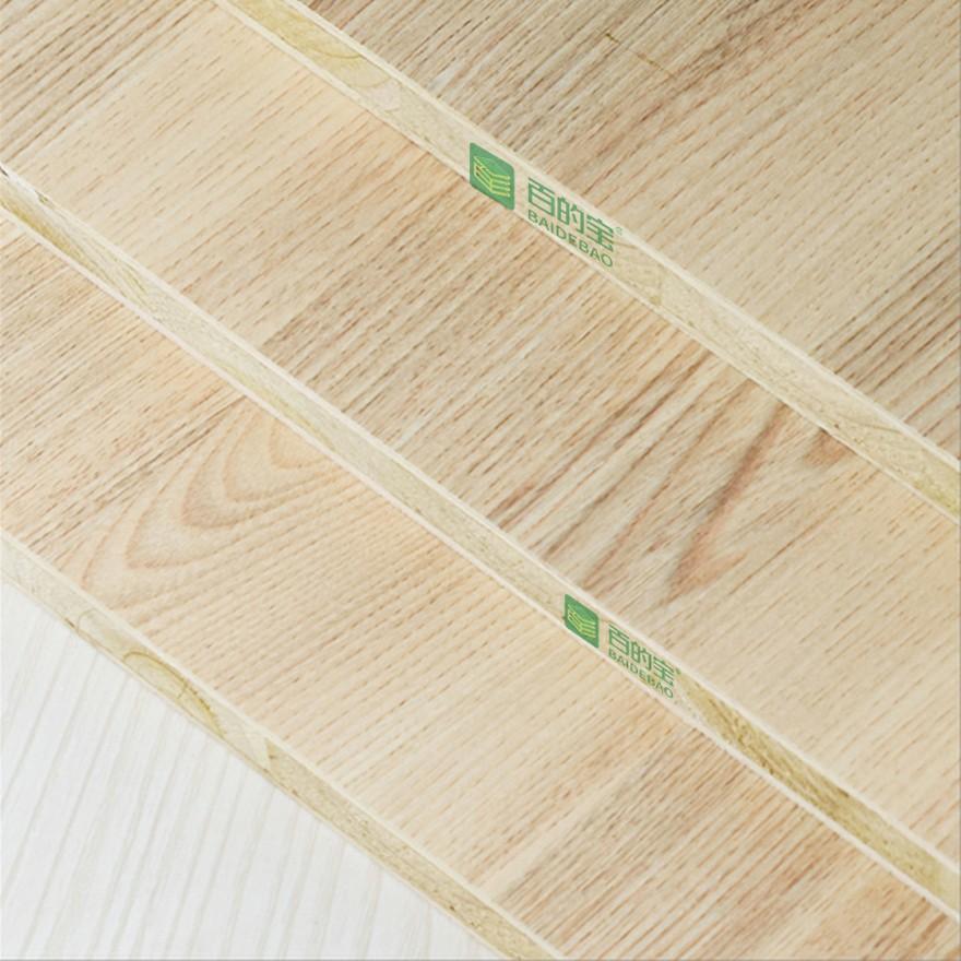 中国十大板材品牌百的宝生态板材18mm衣柜板材红木花枝