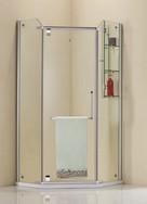 钻石形淋浴房MF-8820（内带置物架）单开掩门