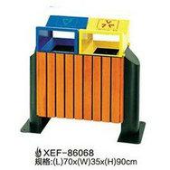钢木垃圾桶XEF-86068