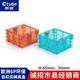 材通PVC接线盒,红蓝透明86无缝式接线底盒,电工套管管件厂家