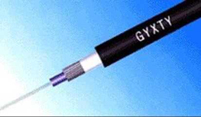 4芯室外钢丝加强件聚乙烯护套光缆 GYXTY-4b1