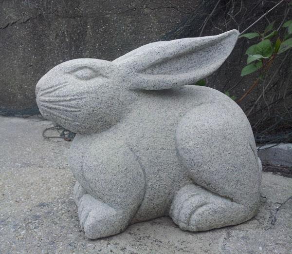 花岗岩兔子雕刻GAB557