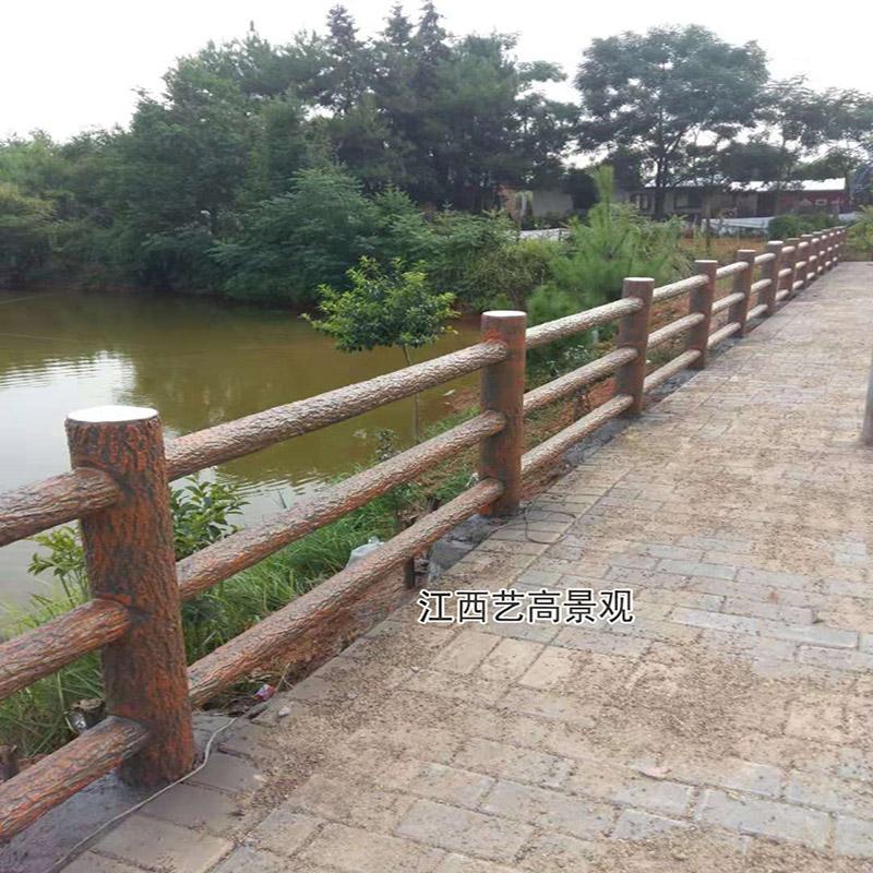 广东深圳水泥仿木栏杆和广东汕头仿树皮栏杆有何不同