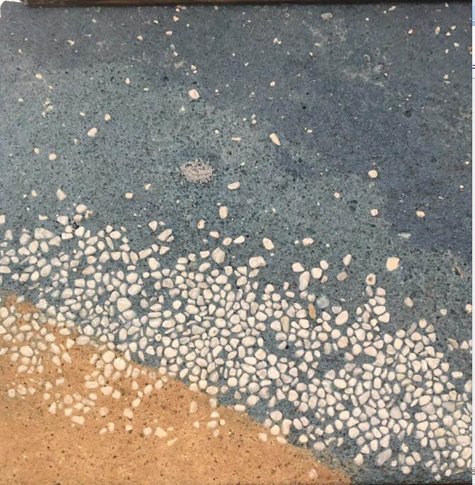 贵州六盘水彩色混凝土砺石聚合物砾石洗砂地面施工