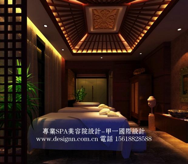 美容院设计装修效果图 上海设计公司 SPA会所 养生会馆