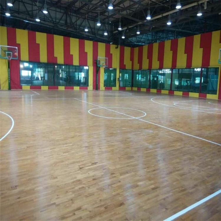 枫桦B级会内篮球木地板羽毛球运动木地板舞台体育地板施工